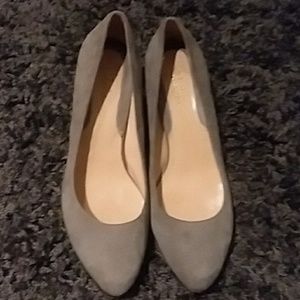 Cole Haan Gray 3" Suede Shoes